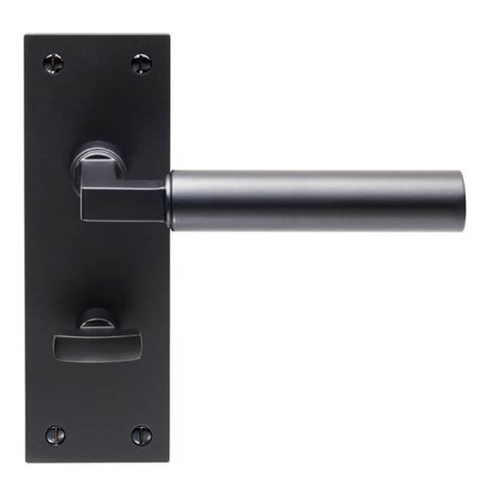 Carlisle Brass Amiata Lever Bathroom Handle on Backplate - 150 x 50mm