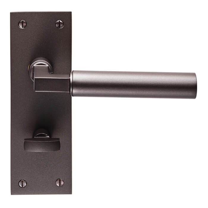 Carlisle Brass Amiata Lever Bathroom Handle on Backplate - 150 x 50mm