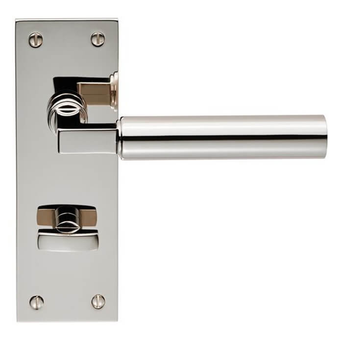Carlisle Brass Amiata Lever Bathroom Handle on Backplate - 150 x 50mm