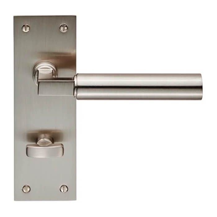 Carlisle Brass Amiata Lever Bathroom Handle on Backplate - 150 x 50mm