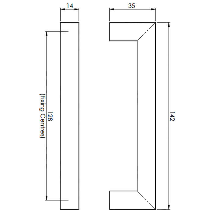 Carlisle Brass Contemporary Satin Stainless Steel Linear Handle