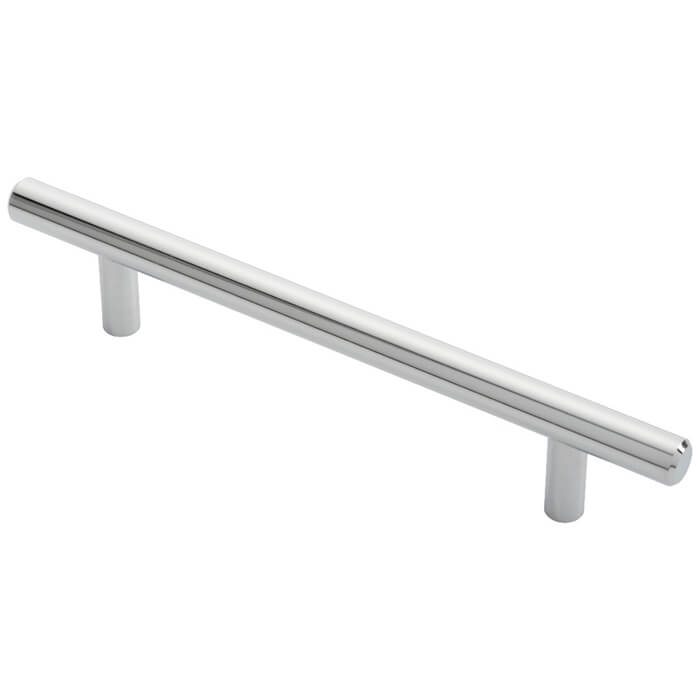 Carlisle Brass Polished Chrome Steel T-Bar Cylindrical Handle