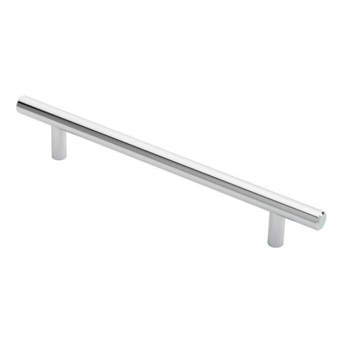 Carlisle Brass Polished Chrome Steel T-Bar Cylindrical Handle