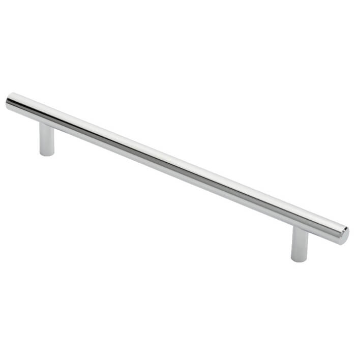 Carlisle Brass Polished Chrome Steel T-Bar Cylindrical Handle