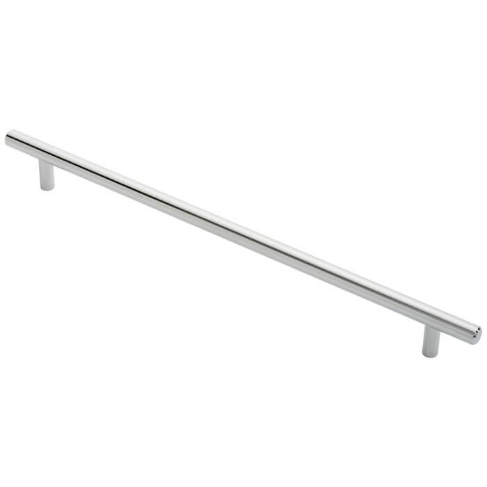 Carlisle Brass Polished Chrome Steel T-Bar Cylindrical Handle