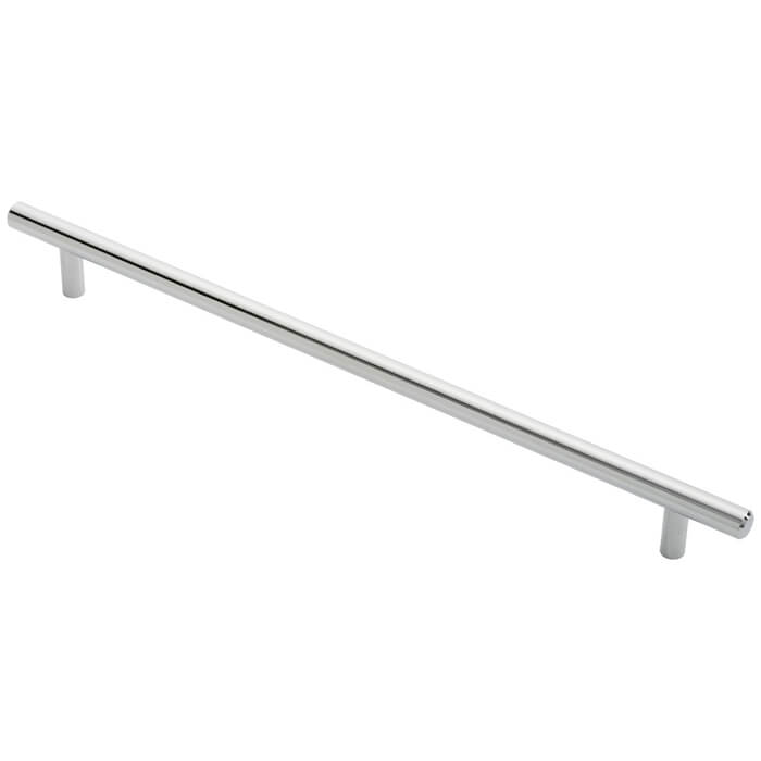 Carlisle Brass Polished Chrome Steel T-Bar Cylindrical Handle