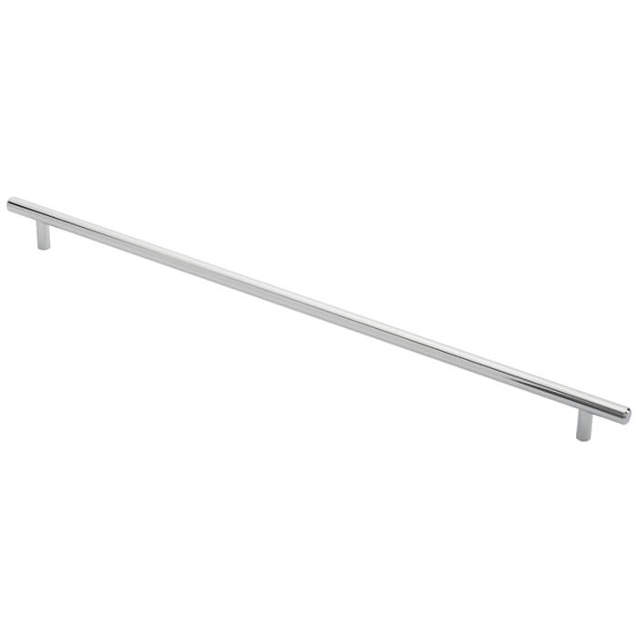 Carlisle Brass Polished Chrome Steel T-Bar Cylindrical Handle