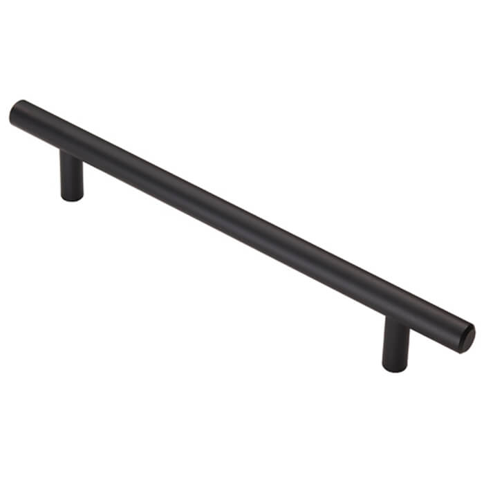 Carlisle Brass Matt Black Steel T-Bar Cylindrical Handle