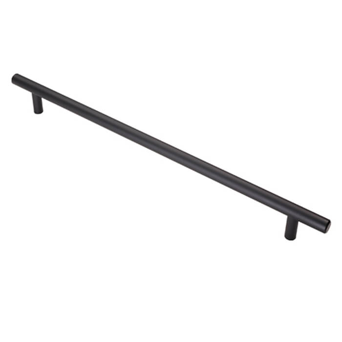 Carlisle Brass Matt Black Steel T-Bar Cylindrical Handle