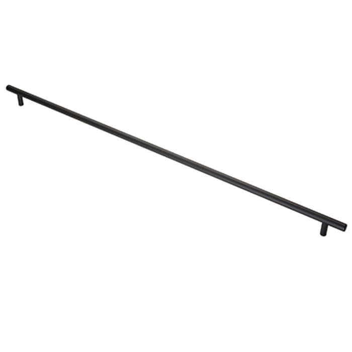 Carlisle Brass Matt Black Steel T-Bar Cylindrical Handle