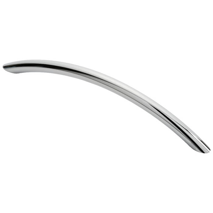 Carlisle Brass Polished Chrome Curved Bow Handle