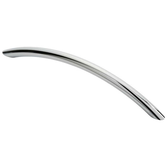Carlisle Brass Polished Chrome Curved Bow Handle