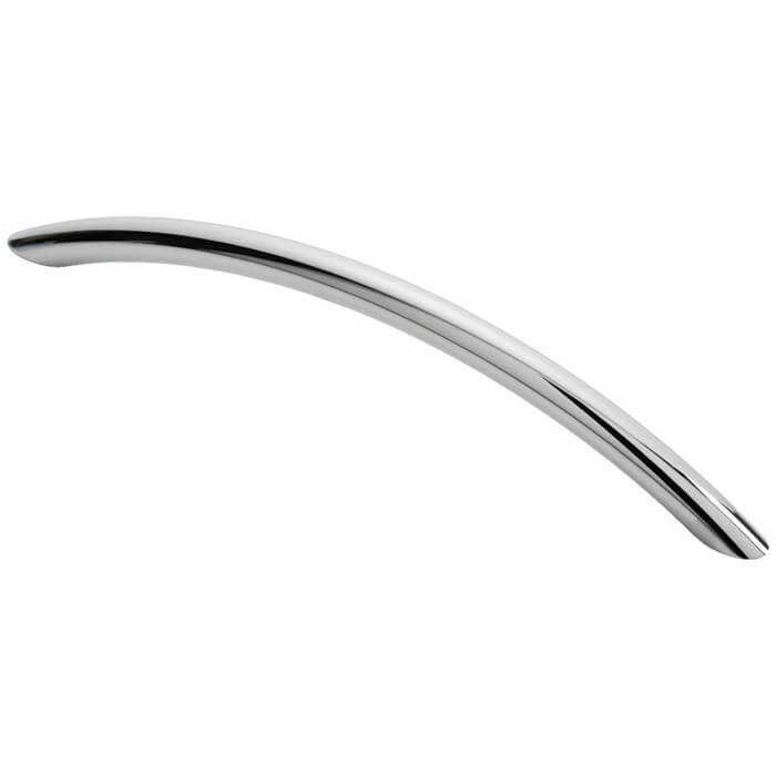 Carlisle Brass Polished Chrome Curved Bow Handle