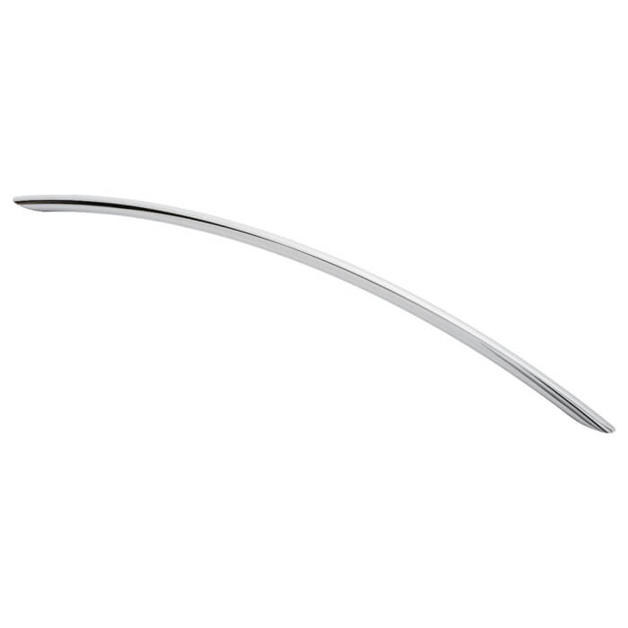 Carlisle Brass Polished Chrome Curved Bow Handle