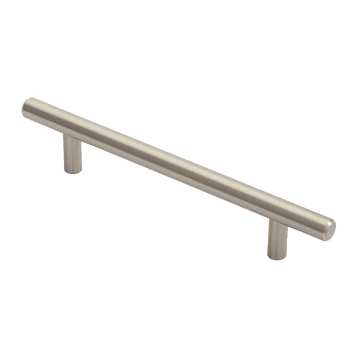 Carlisle Brass Steel T-Bar Cylindrical Handle - Satin Nickel