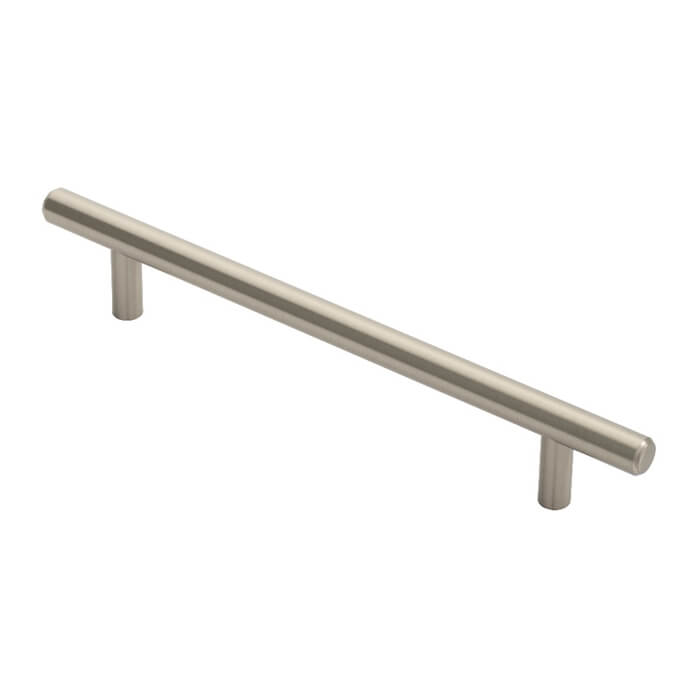 Carlisle Brass Steel T-Bar Cylindrical Handle - Satin Nickel