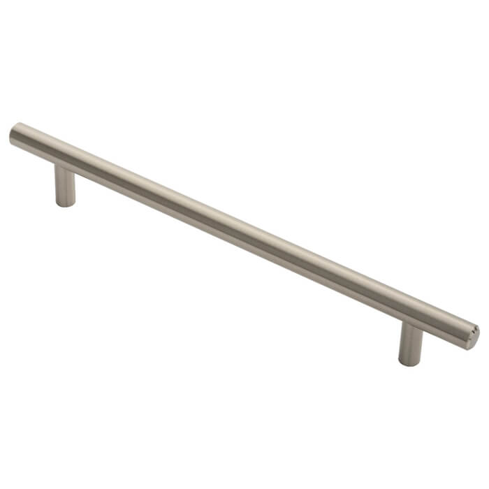 Carlisle Brass Steel T-Bar Cylindrical Handle - Satin Nickel