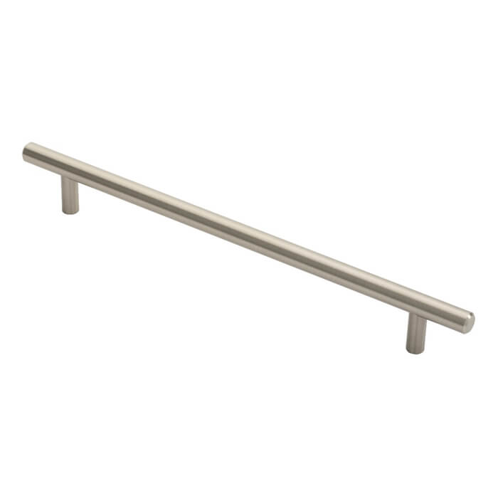 Carlisle Brass Steel T-Bar Cylindrical Handle - Satin Nickel