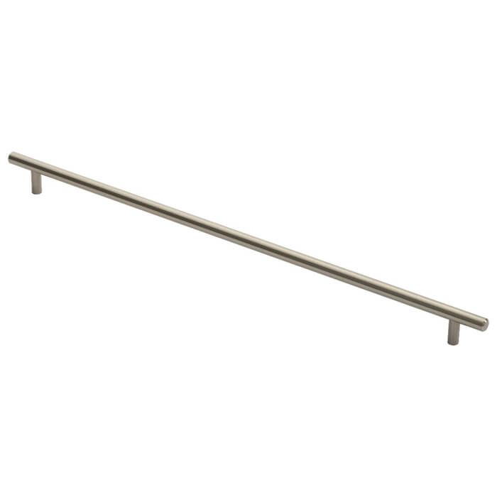 Carlisle Brass Steel T-Bar Cylindrical Handle - Satin Nickel
