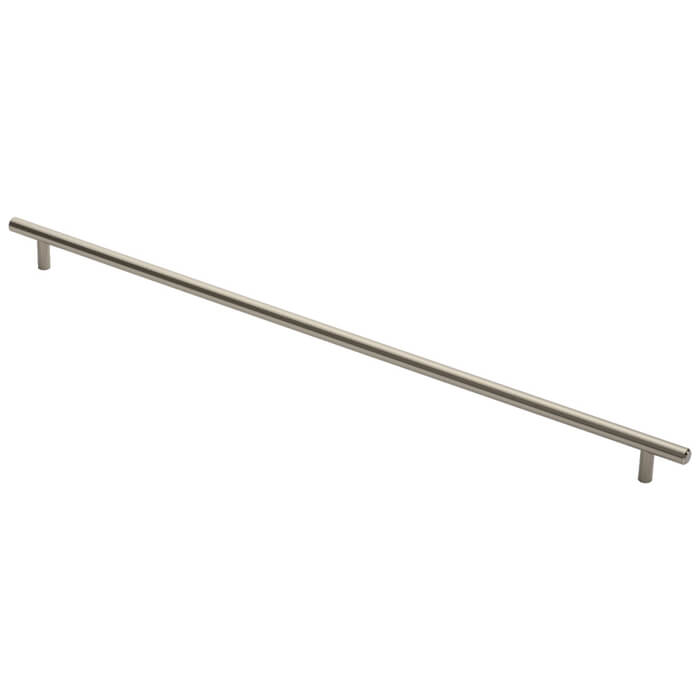 Carlisle Brass Steel T-Bar Cylindrical Handle - Satin Nickel