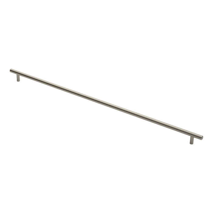 Carlisle Brass Steel T-Bar Cylindrical Handle - Satin Nickel