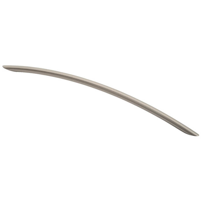 Carlisle Brass Satin Nickel Curved Bow Handle