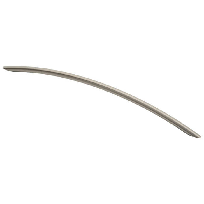 Carlisle Brass Satin Nickel Curved Bow Handle