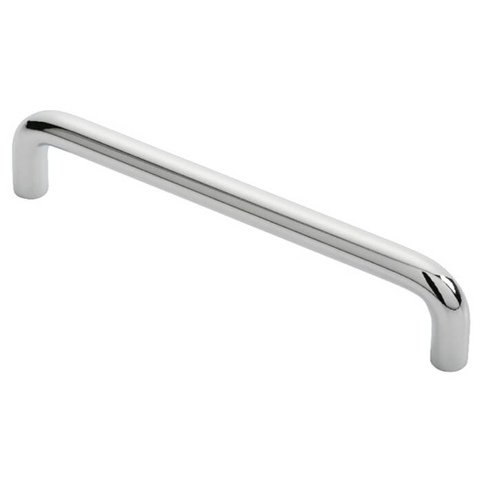 Carlisle Brass Polished Chrome D-Style Round Bar Handle