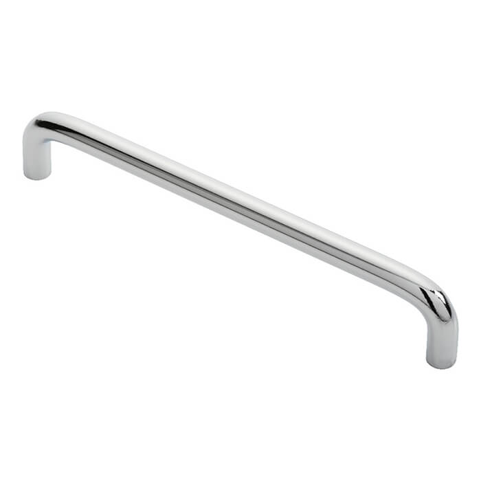 Carlisle Brass Polished Chrome D-Style Round Bar Handle