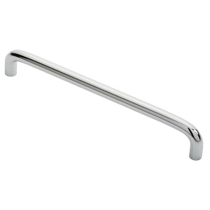 Carlisle Brass Polished Chrome D-Style Round Bar Handle