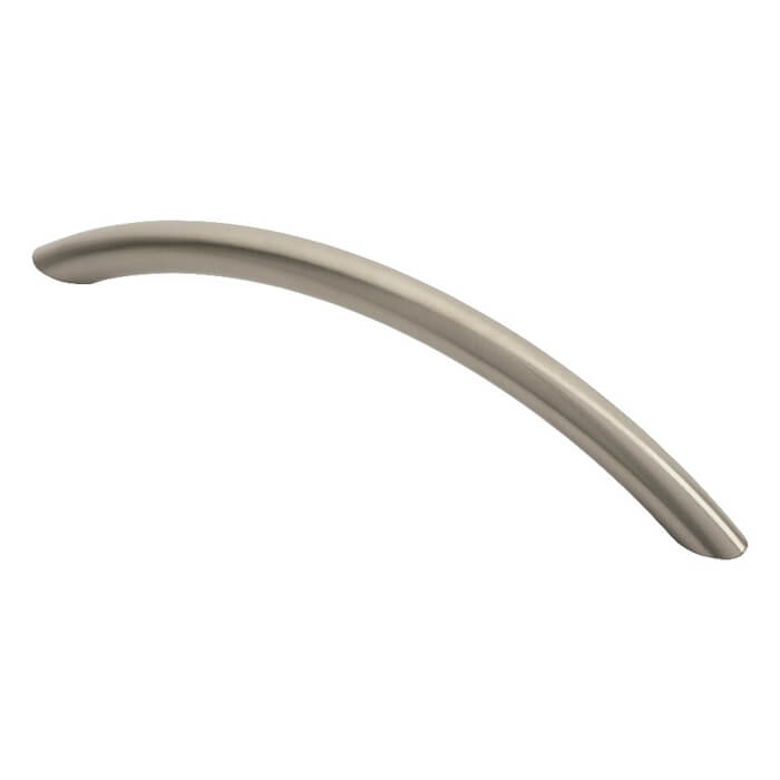 Carlisle Brass Satin Nickel Curved Bow Handle
