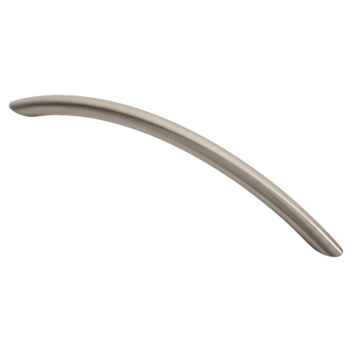 Carlisle Brass Satin Nickel Curved Bow Handle