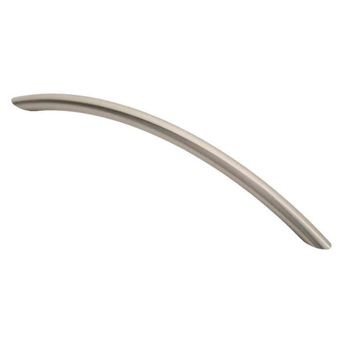Carlisle Brass Satin Nickel Curved Bow Handle