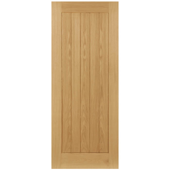 Joseph Miles Suffolk Internal Door with 5 Panel - Unfinished Oak
