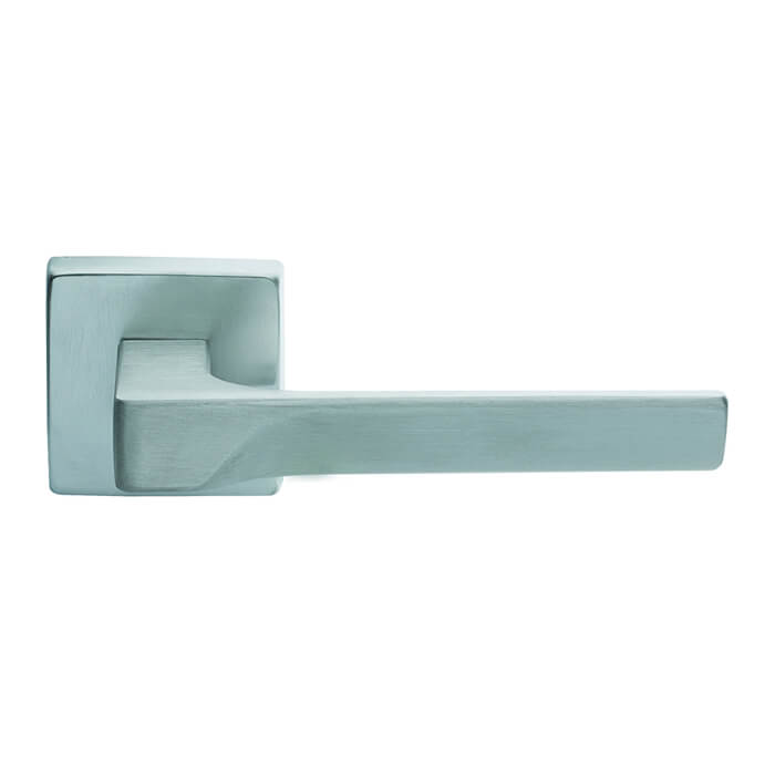 Carlisle Brass Manital Flash Lever Handle On Square Rose - 130 x 62mm