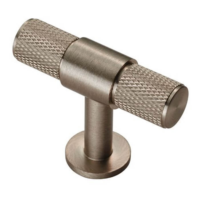 Carlisle Brass Fingertip Solid Brass Knurled T-Bar Knob