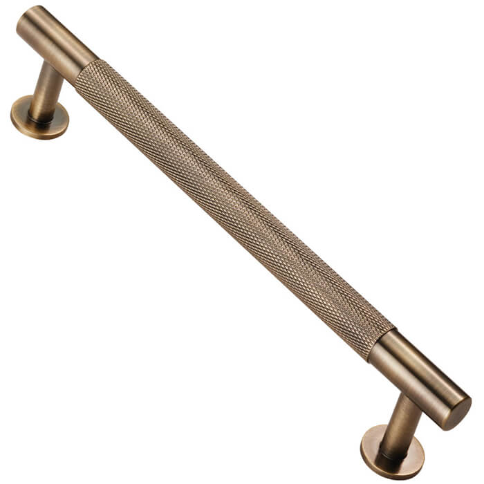 Carlisle Brass Knurled Pull Handle - Antique Brass