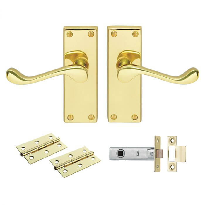 Carlisle Brass Contract Victorian Door Handle Latch Pack
