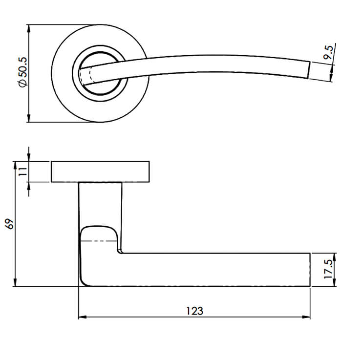 Carlisle Brass Tavira Door Lever Handle Latch Pack