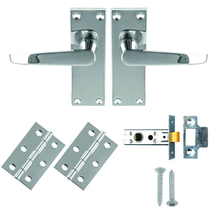 Carlisle Brass Contract Victorian Straight Door Latch Pack