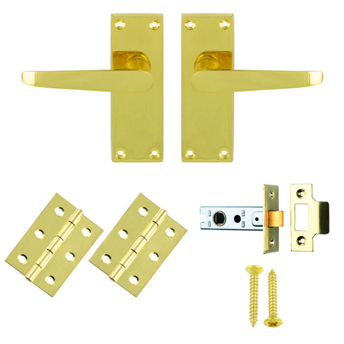 Carlisle Brass Contract Victorian Straight Door Latch Pack