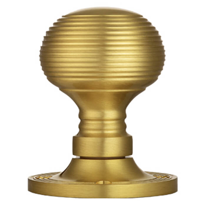 Carlisle Brass Manital Queen Anne Reeded Mortice Knob