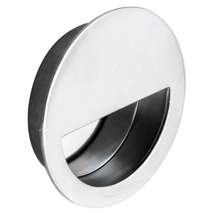Carlisle Brass Eurospec 90mm Semi-Circular Inset Flush Pull Handle