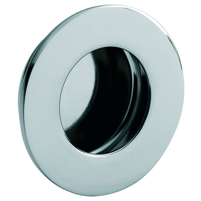 Carlisle Brass Eurospec Circular Flush Pull Handle - 80mm