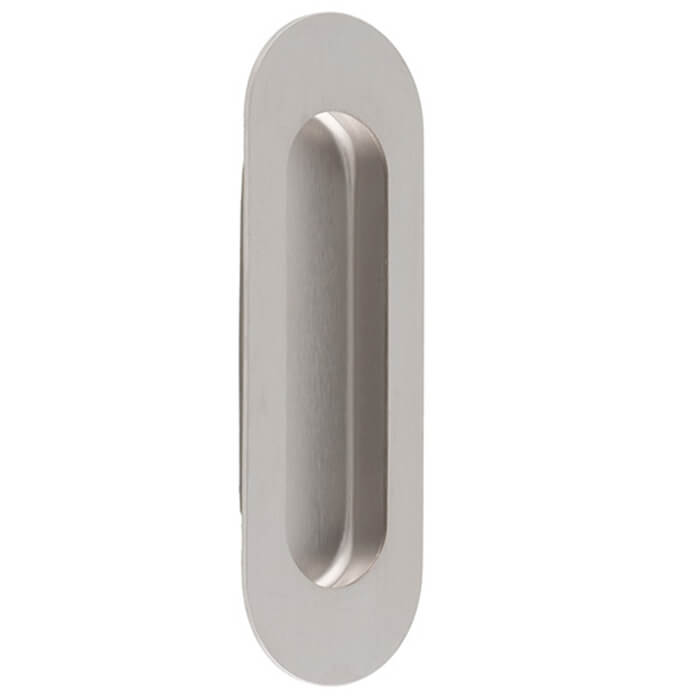 Carlisle Brass Eurospec Stainless Steel Radius Flush Pull Handle - 120 x 41mm