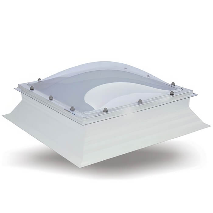 Keylite Flat Roof Dome - Fixed Shut - Clear Glazed