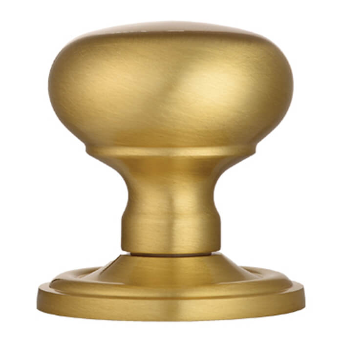 Carlisle Brass Victorian Mushroom Mortice Door Knob on Concealed Fix Rose