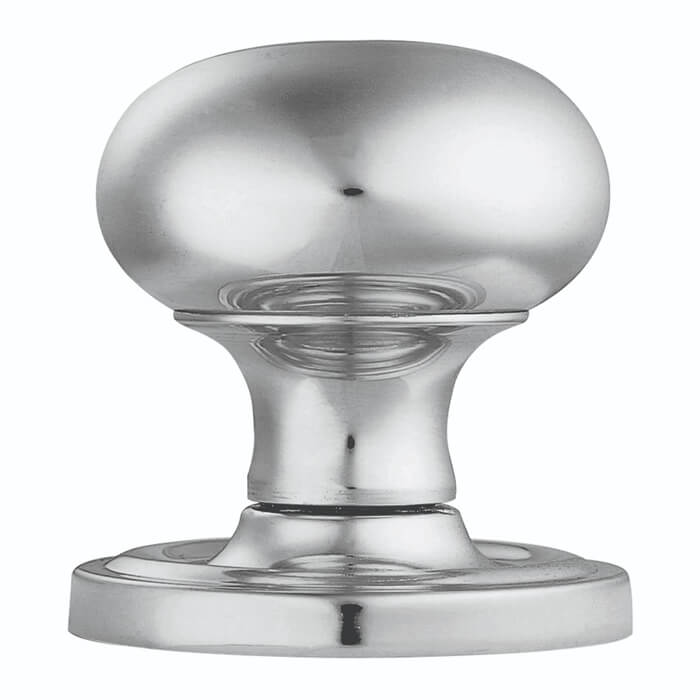 Carlisle Brass Victorian Mushroom Mortice Door Knob on Concealed Fix Rose