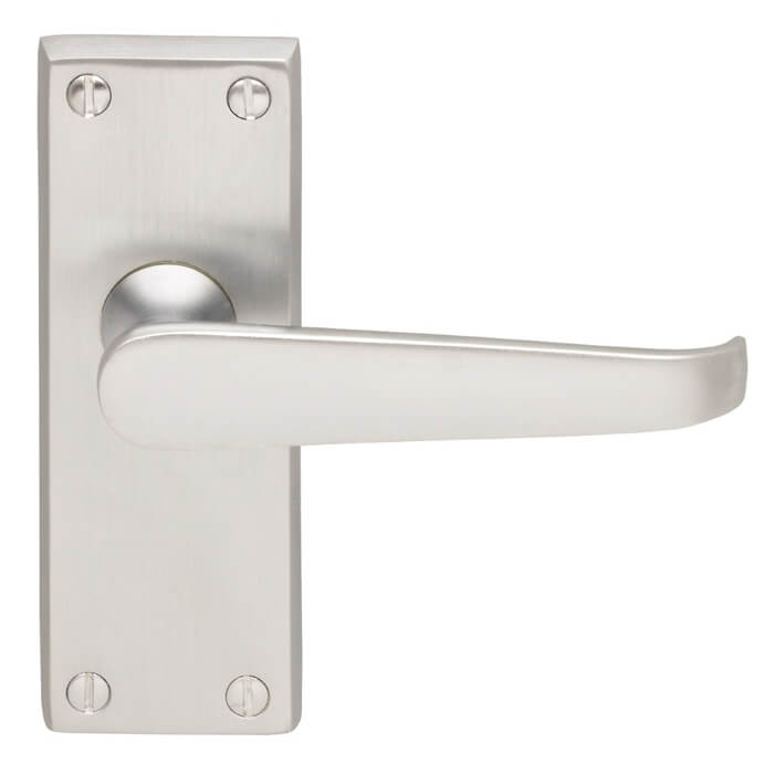 Carlisle Brass Victorian Lever Handle on Latch Backplate
