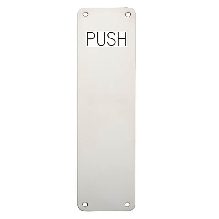 Carlisle Brass Eurospec Steelwork Stainless Steel Finger Plate - 300 x 75mm